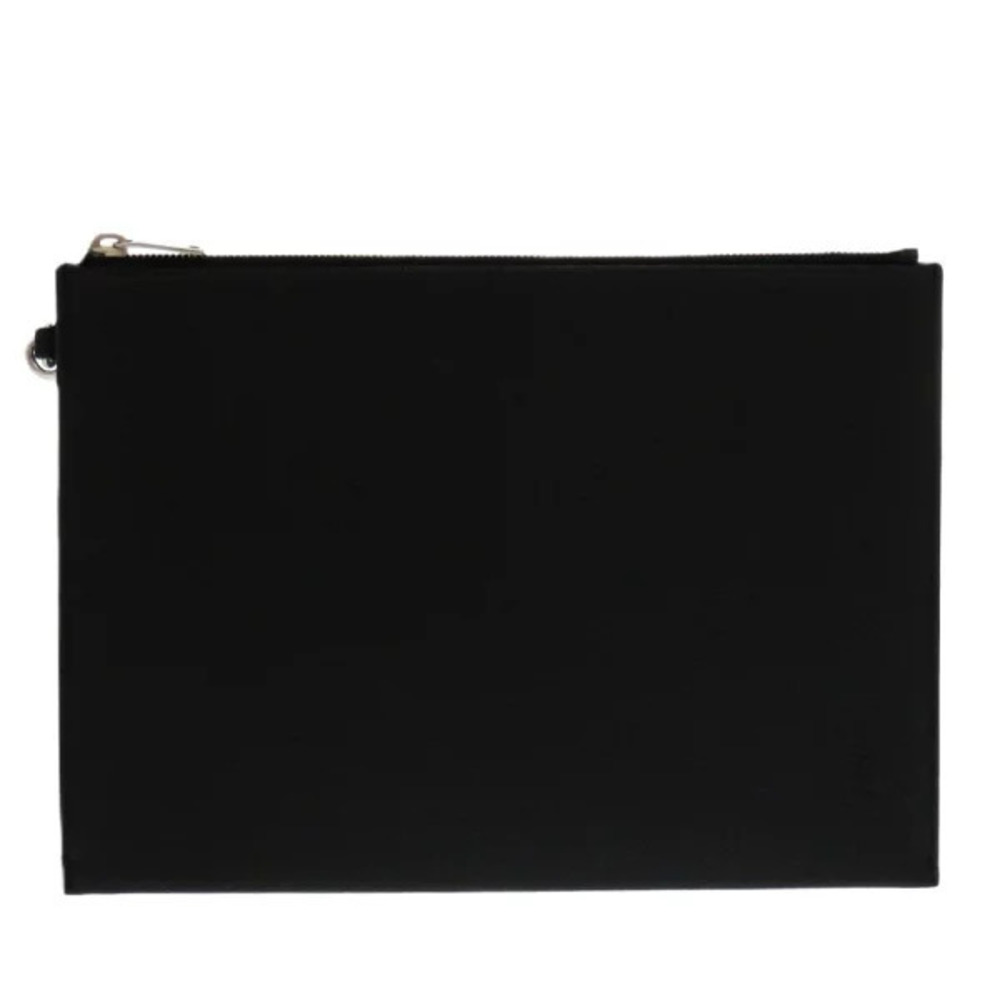Saint Laurent Yves Clutch Bag Leather Black Case